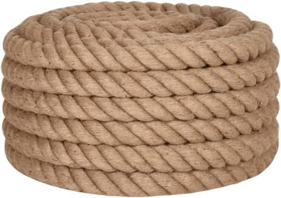 Natuurlijk Jute Touw 5 Meter Lang en 40 mm Dik - Sterk en Milieuvriendelijk