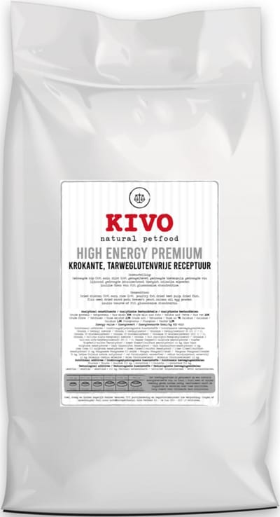 Kivo - High Energy Premium - Tarweglutenvrij 15 kilo