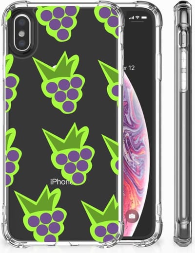 Apple iPhone X | Xs Beschermhoes Druiven