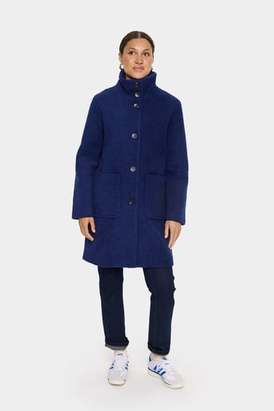 Saint Tropez FerddySZ Wool Coat Dames Jas - Maat XXL