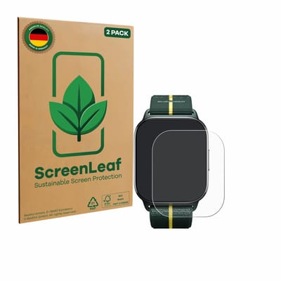 2 Stuks Screenprotector voor Motorola Moto watch fit - Hoogwaardige Beschermfolie transparant