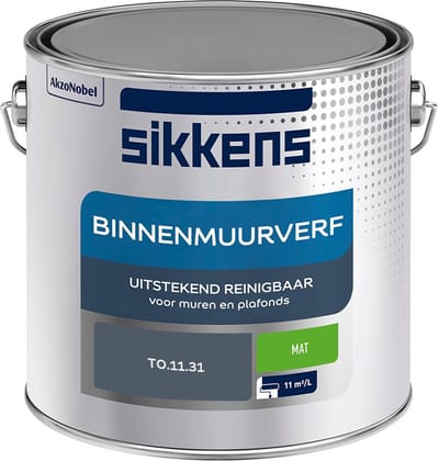 Sikkens - Binnenmuurverf Mat - T0.11.31 - Mengverf - 2,5 L