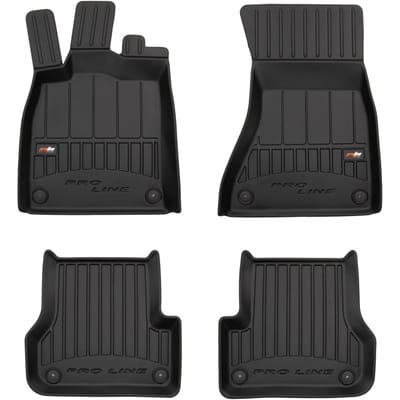 Frogum 3D Kofferbakmatten - Geschikt voor Audi A6 C7 2011-2018 - Rubberen Automatten Set - Geurloos - 4-delig