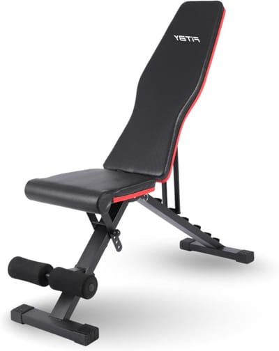 Fitnessbank Verstelbaar - Halterbank Trainingsbank - Krachttraining Bench Press - Opvouwbaar Ruimtebesparend - 150 kg Capaciteit - Zwart