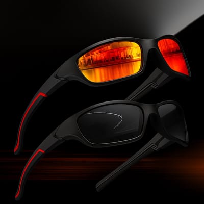 Zonnebril - sportzonnebril - zonnebril heren - 2 zonnebrillen voor de prijs van 1 ! - Sportbril - zonnebril heren gepolariseerd - zonnebril dames - Trendy