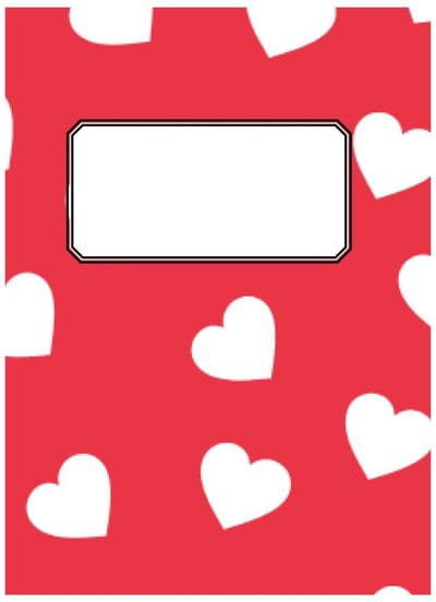 HappyBook - Notitieboek - A4 - Hartjes - Rood - Gelijnd - Softcover - Werk - Studie - Dagboek - Cadeau - Vrolijk - Lief - Relatiegeschenk - Boekenlegger - Elastiek - Flexibele Omslag - Promotie - Journal - Journalen - Schrijven in je dagboek - Love
