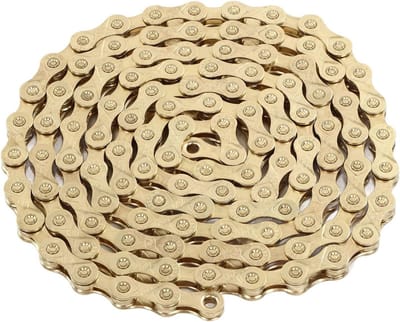 Lichte 9 Versnellingen Fietsketting van Manganese Staal, Ideaal voor Racefietsen en Mountainbikes, Gouden Kleur