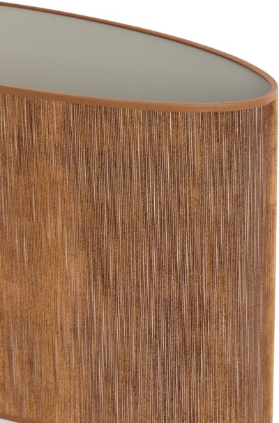Light & Living - kap - Penny - bruin - textiel - E27 - 3538963