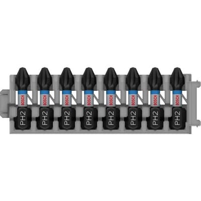 Bosch Accessories 2608522324 2608522324 Kruis-bit Aandrijving: 1/4 (6,3 mm) Uitvoering: Kruiskop Phillips PH 2 25 mm