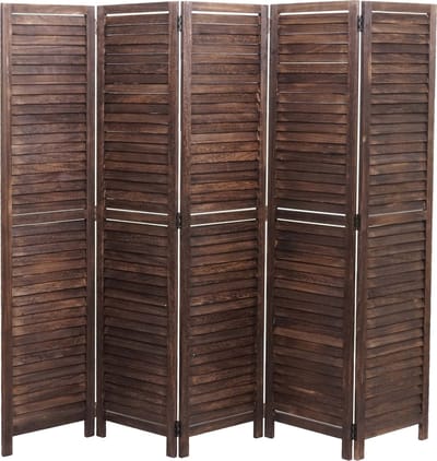 Kamerscherm MCW-C30, kamerscherm, shabby-look vintage, 170x205cm ~ bruin