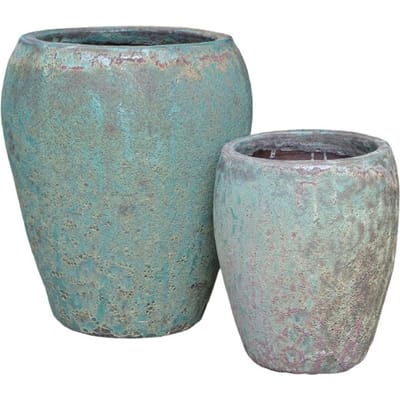 PTMD - Pot Nasser - Groen - 60x60x70cm - Set van 2