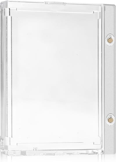 verticale magnetische kaarthouderdoos - gemiddelde maat - acryl materiaal - beschermt waardevolle kaarten - ShopVlot