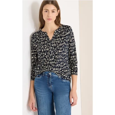 Printshirt in tuniekstijl