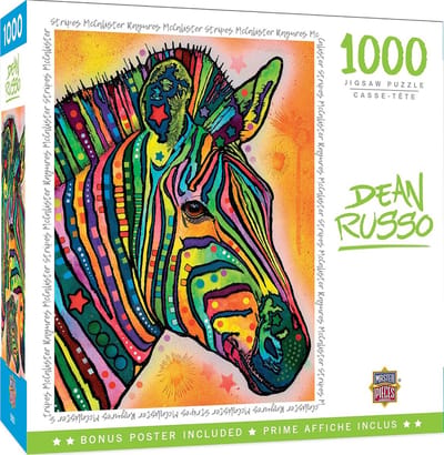 1000 Stuks Puzzel voor Volwassenen en Kinderen - Abstract Strepenpatroon - 49,9 x 67,9 cm