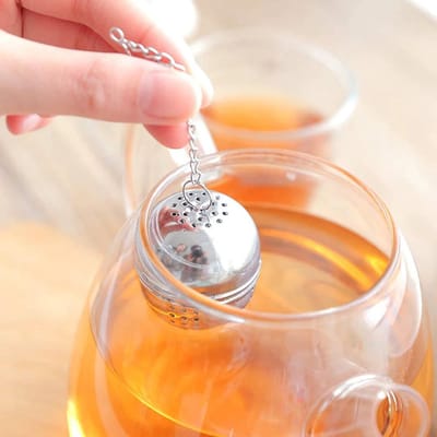 CHPN - Theefilter - Theezakje - Theemannetje - Tea Infuser - Theeaccessoires - Voor Losse Thee - Ronde Theefilter - Theebakje - Tea Infuser - Theeaccessoires - Voor Losse Thee - Rond