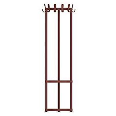 Kapstok Functionals KROK ROUND Maroon Red, 36 haken, parapluhouder met lekbak, staal/aluminium/kunststof, rood