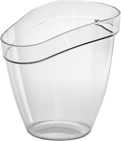 MPDrink Wijnkoeler Paris - transparant - PC kunststof - 23x18 cm - IJsemmer - wijnfles koeler