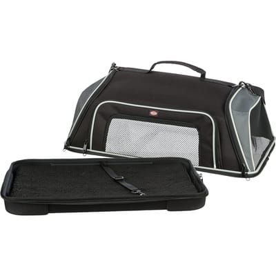 Trixie - Hondentas - Vliegtuigtas Boarding - Zwart/Grijs - 55X40X23 cm