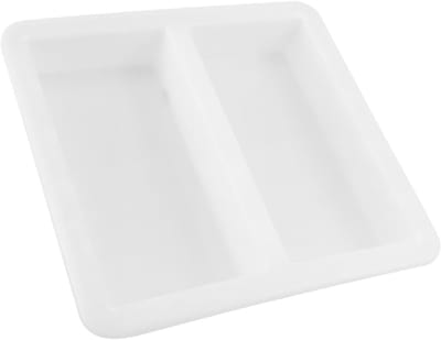 Bestratingsmal Beton - Betonmal Tuinpad - Tuin Decoreren - Unieke Textuur - 30.20X28.00X5.00CM - Wit