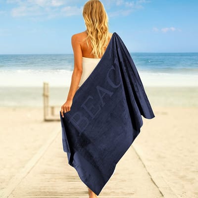 Zavelo Beach Strandlaken Navy (100x200 cm)