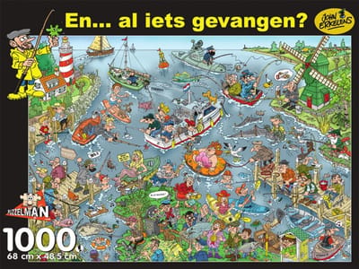 Puzzelman legpuzzel En? Al Iets Gevangen? John Erkelens 1000 stukjes.