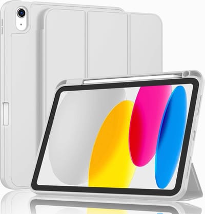 Hoesje geschikt voor iPad 2022 10e generatie 10.9 inch Hoes Draaibaar Vouwbaar Bookcase Kunstleer Smart Cover