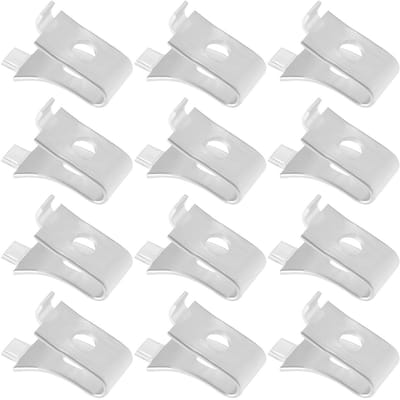 Dailygoods- Plankbeugel 40 Stuks - Aluminiumlegering - Verstelbare Planksteun - Plankbeugelclips - Praktische Plankaccessoires - Duurzaam en Stevig