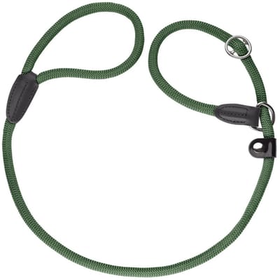 Hunter Retrieverlijn Donkergroen - Stevige Hondenlijn met Stop - 170x1 cm, Duurzaam Materiaal
