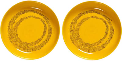 Serax - Ottolenghi Feast - Bord - Geel/Zwart - 22 Ø - 2 stuks