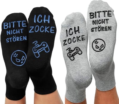 Allecto - Grappige Sokken - Nieuwjaarscadeau 2024 - Gaming Sokken met Spreuk - Zacht en Comfortabel - Cadeau voor Dames en Heren - Ideaal voor Gamers