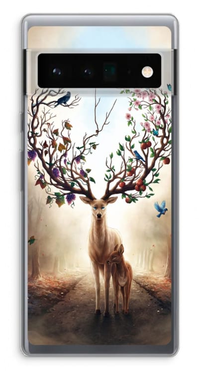 Case Company® - Hoesje geschikt voor Google Pixel 6 Pro hoesje - Seasons Change - Soft Cover Telefoonhoesje - Bescherming aan alle Kanten en Schermrand
