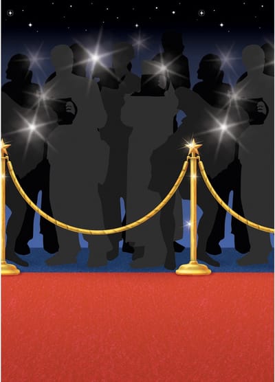 "Red Carpet muurdecoratie - Feestdecoratievoorwerp - One size"