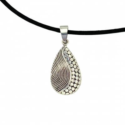Ketting zilverkleur hanger - Charme Bijoux
