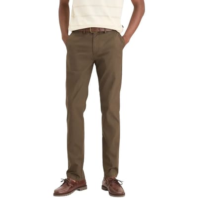 Dockers Crafted Khaki Slim Broek Bruin 38 / 34 Man
