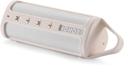 Draagbare Beschermhoes voor Draadloze Bluetooth Speaker, Geschikt voor Sonos Roam 2 en Roam - Siliconen Case met Wit Design voor Extra Bescherming en Stijl