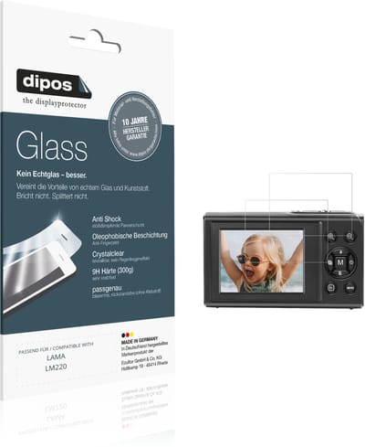 dipos – 2x Pantserfolie geschikt voor LAMA LM220 | 9H Screenprotector