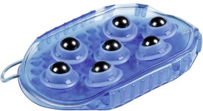 HKM - Magnetische Massageborstel - 15 cm - Blauw
