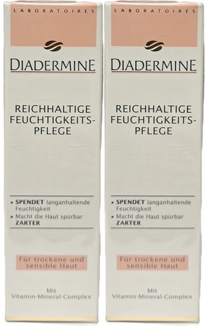 Diadermine dagcreme ph 5 50 ml droge & gevoelige huid - 2x 50ml