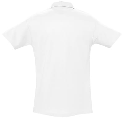 SOLS Heren Lente II Korte Mouw Zwaarlijvig Poloshirt (Wit)