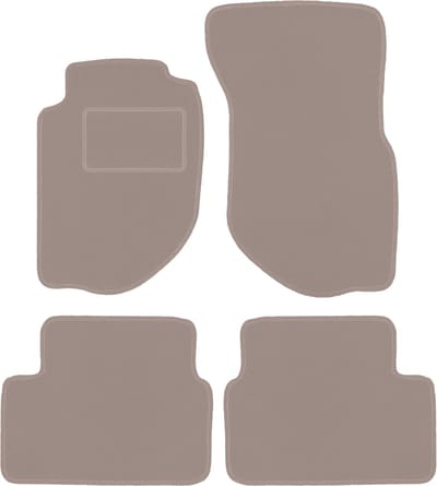 Beige veloursmatten voor: Volvo 940 / 960 sedan, stationwagen (1991-1998)