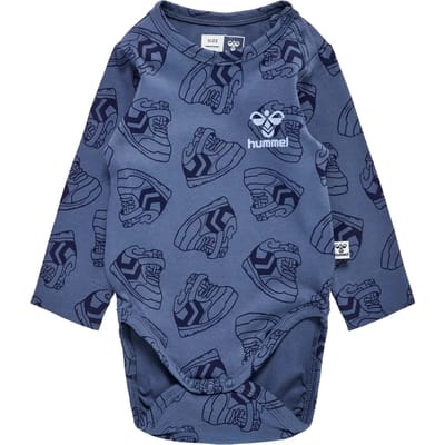Hummel kinderbody met lange mouwen Hmlsneaker L/S 221108
