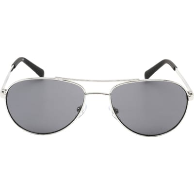 Calvin Klein zwarte lens zilveren zonnebril