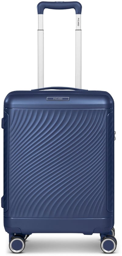 Picard Vienna 4 wielen Cabinewagen S 54 cm - Harde bagage - TSA slot - navy blue