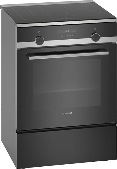 iQ500 Fornuis inductie, zwart/rvs