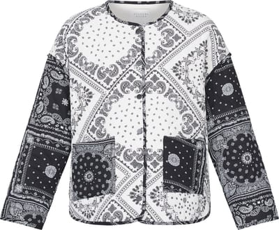 SISTERS POINT Viena-ja2 - Dames Jas - Cream/Black - Maat M