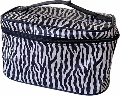 Fako Fashion - Make Up Tasje - Cosmetica Organizer - Toilettas - 20x11x11cm - Zebra Print