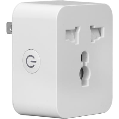 Slimme Stekker 15A PC 2.4G WiFi Bluetooth Stopcontact met Schema Timer Functie Spraak- en APP-bediening AC