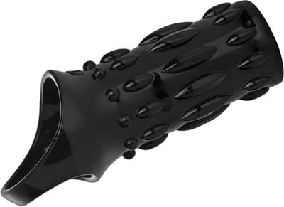 Size Matters Sheath Sensations stimulerende penis sleeve met reliëf - zwart