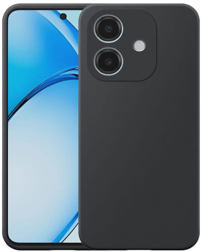 Geschikt voor Oppo A3 / A3X / A60 5G Telefoonhoesje Zwart Flexibel Siliconen TPU hoesje - Flexible Back Cover Case Siliconen TPU - Zwart - Smartphonica geschikt voor Oppo A3;Oppo A3X
