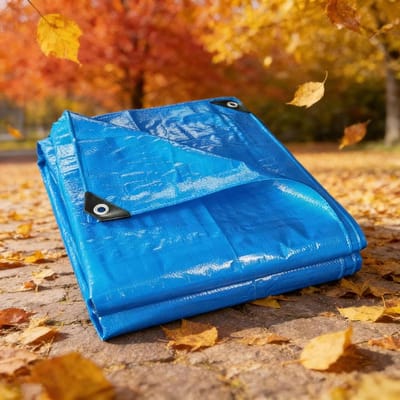 Afdekzeil - Beschermzeil Zeildoek - Bescherming Buiten - Waterdicht Uv-Bestendig - 150 x 220 cm - Blauw